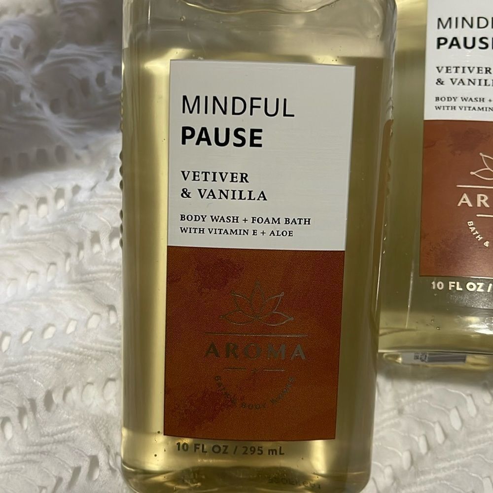 NEW - Bath & Body Works- Aroma. Mindful Pause. Vetiver & Vanilla - Picture 2 of 4
